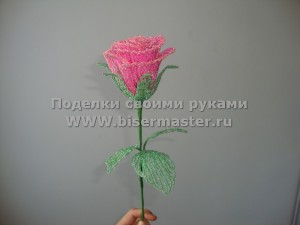 роза из бисера "Судак 2012"